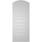 Ekena Millwork Arch Top Surface Mount PVC Gable Vent: Non-Functional, w/ 3-1/2"W x 1"P Standard Frame, 14"W x 32"H GVPAR14X3201SN - alternate 2